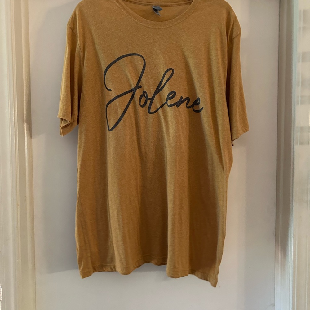 Bella Canvas Tan T-Shirt with Script Design